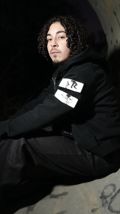 Deathnote Velcro zip up