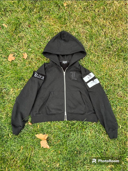 Deathnote Velcro zip up